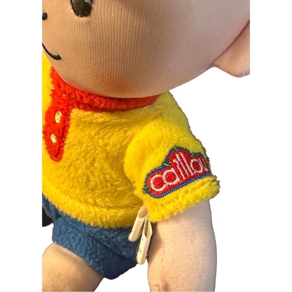 Vintage Caillou Plush Doll 2012 11” PBS Kids Cookie Jar Enterprises Rare Nylon - Picture 3 of 4